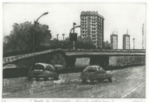 Caroline Bouyer<br> Périph' : Porte de Vincennes (extérieure)