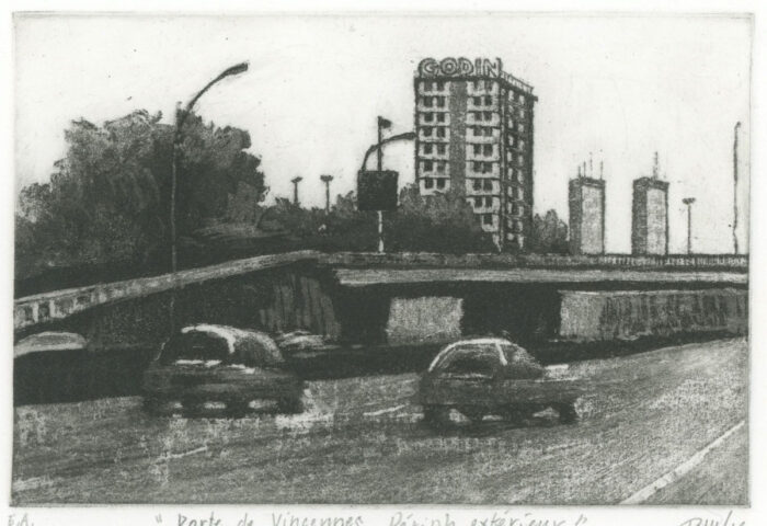 Caroline Bouyer<br> Périph' : Porte de Vincennes (extérieure)