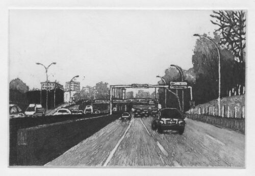 Caroline Bouyer<br> Périph' : Porte de St Mandé (extérieure)
