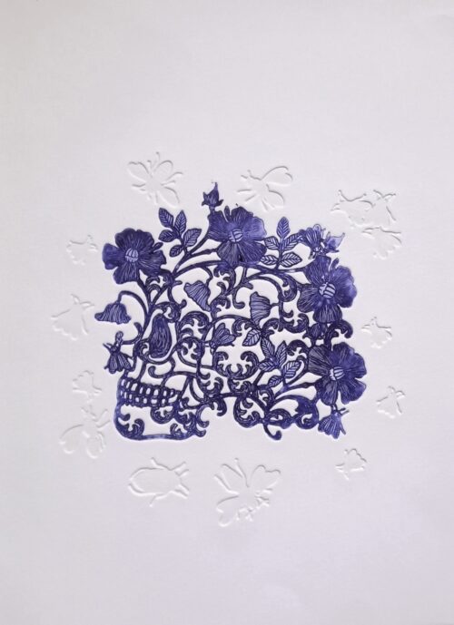 Michaël Cailloux<br> Vanité fleurie / Flower vanity