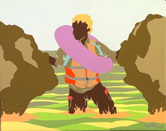 Thibault Laget-Ro<br> L'enfant entre deux rochers