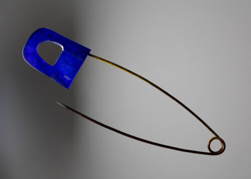 Colette Grandgérard <br> Série Jeu d'épingles, GF Bleu 1