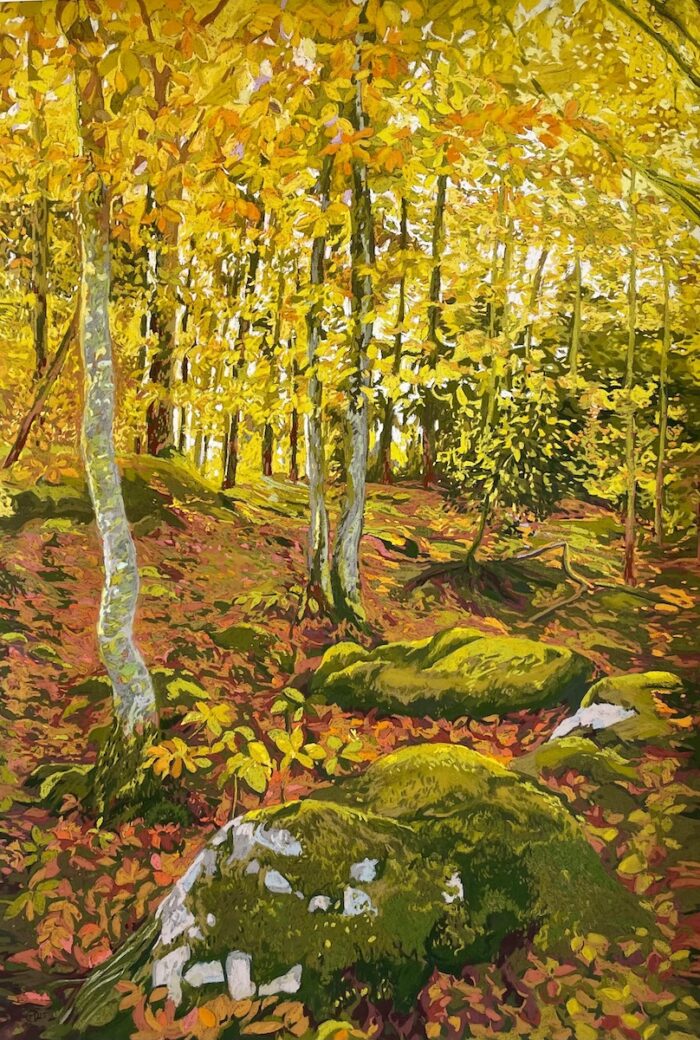Solenn Marrel <br> Forêt vertjaune 7